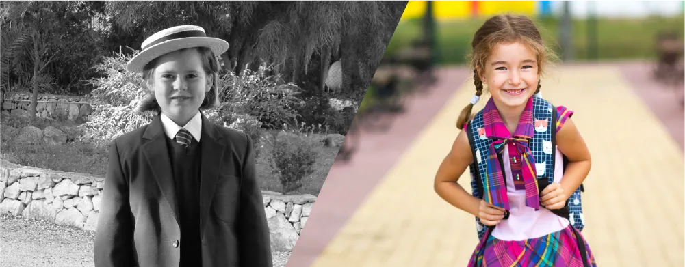Historia de los uniformes escolares